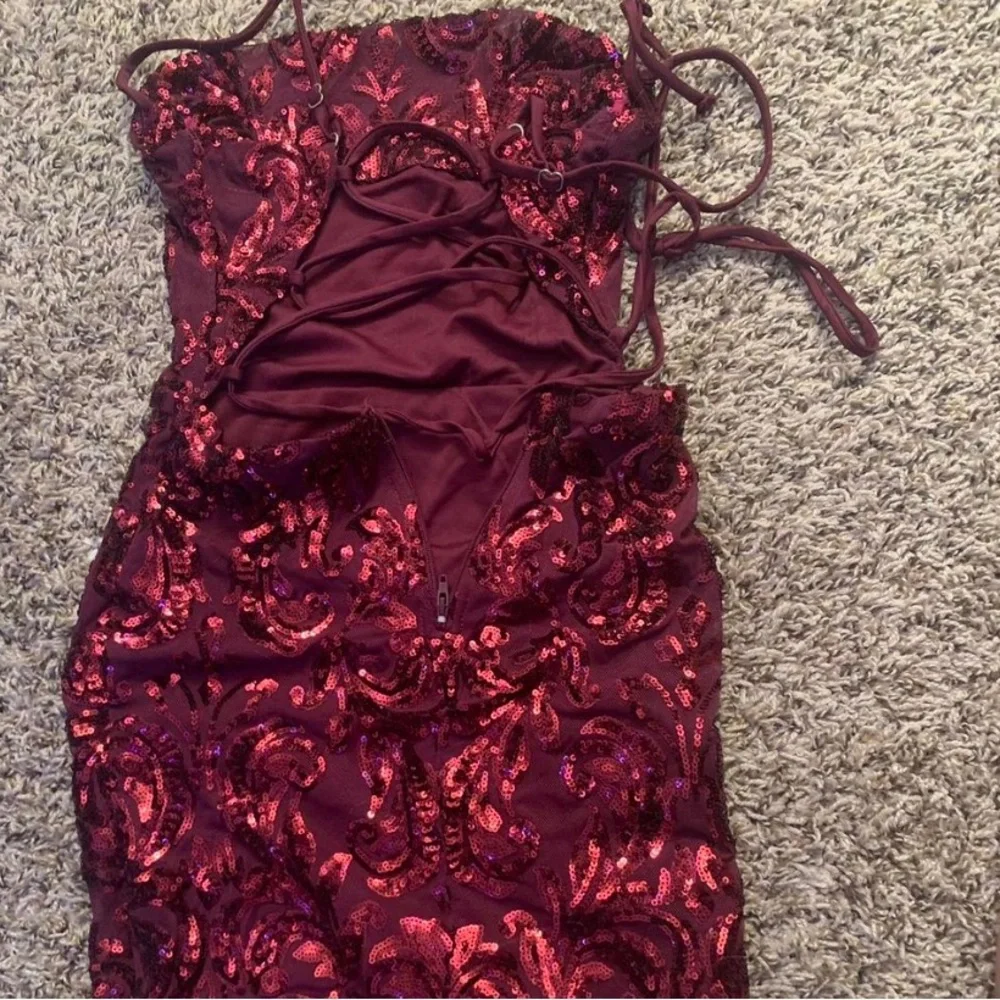 Windsor Hoco Dress (Raspberry) - Picture 2 of 2